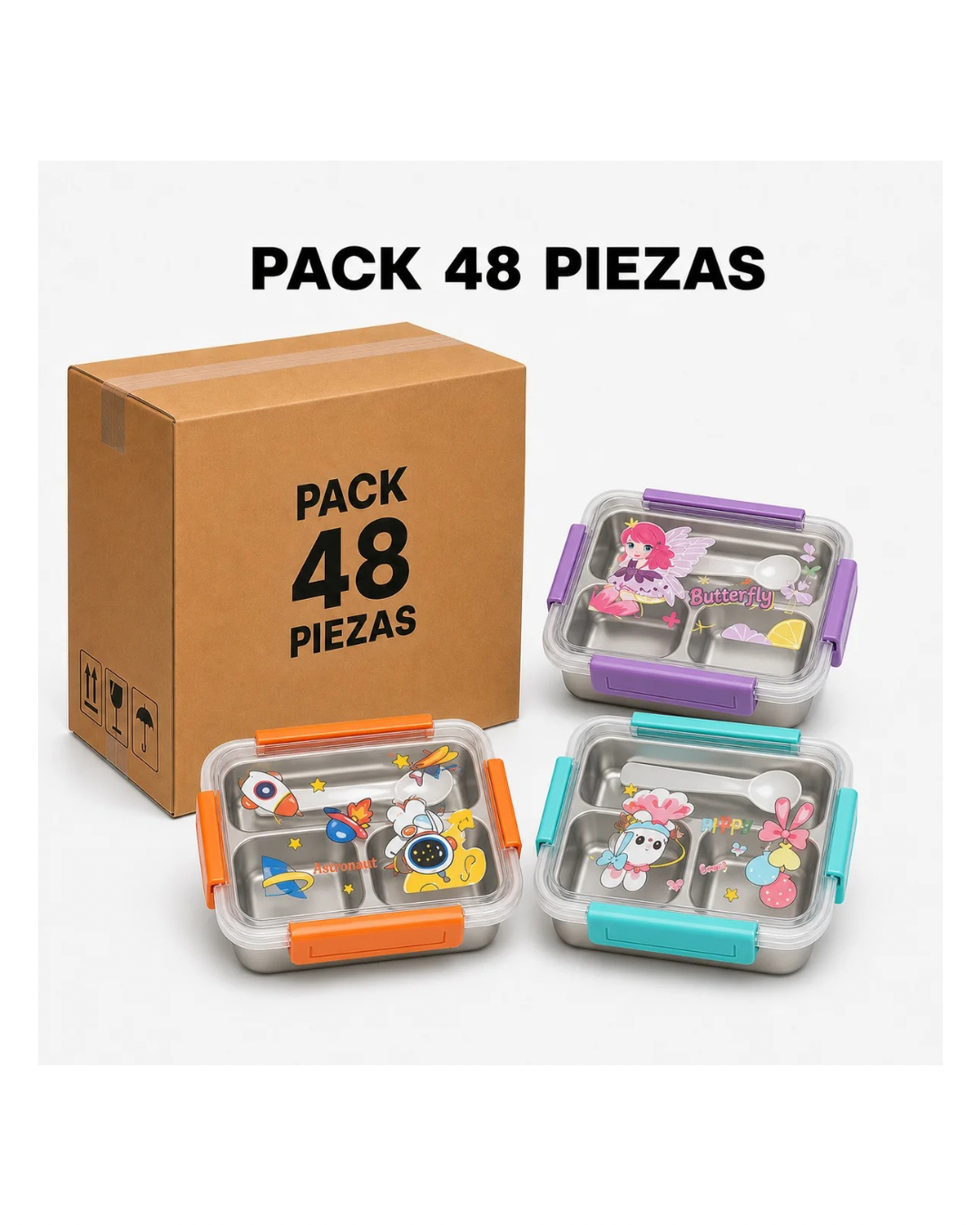 Pack Tupper Térmico C12 (48 Piezas)