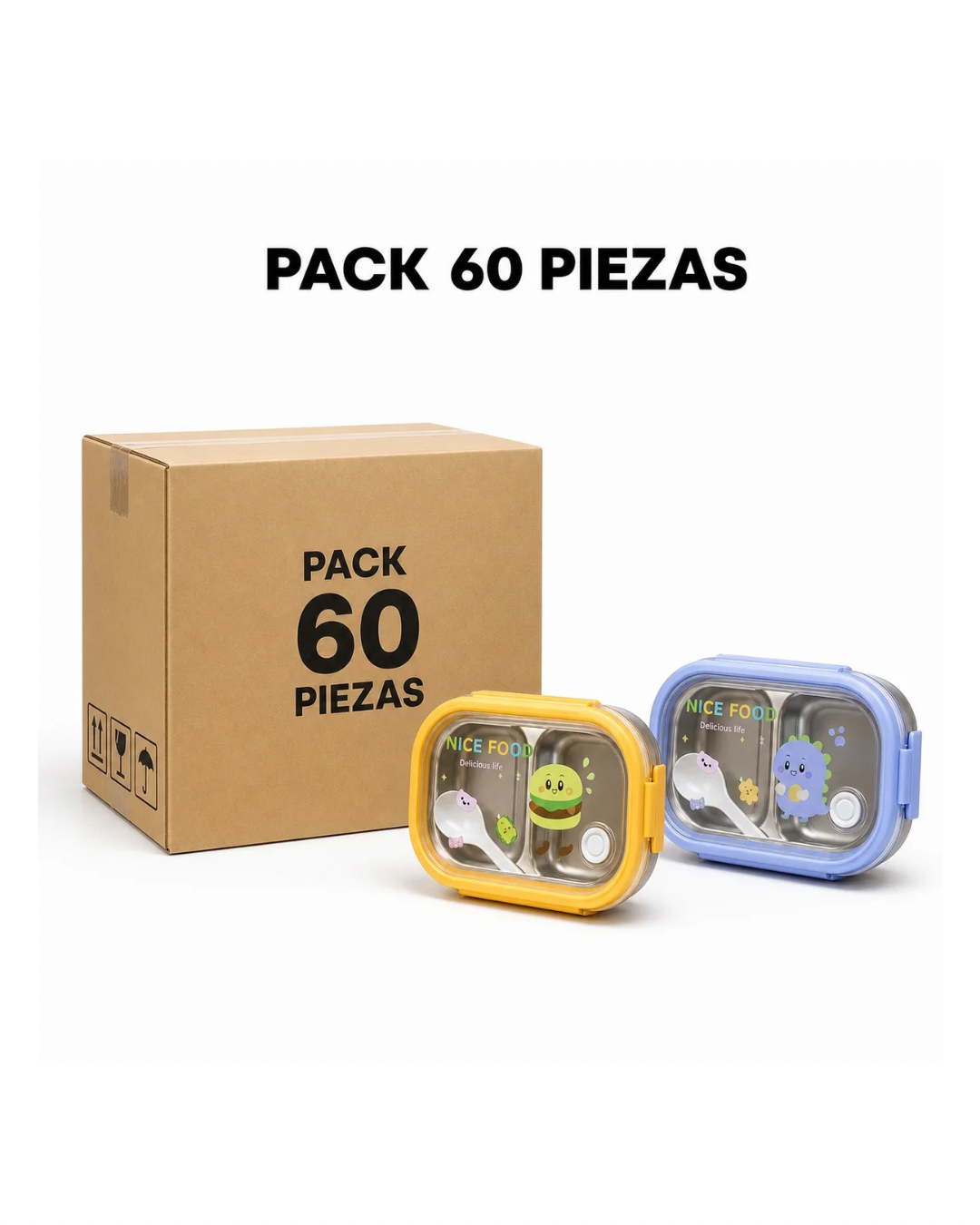 Pack Tupper Térmico B5 (60 Piezas)