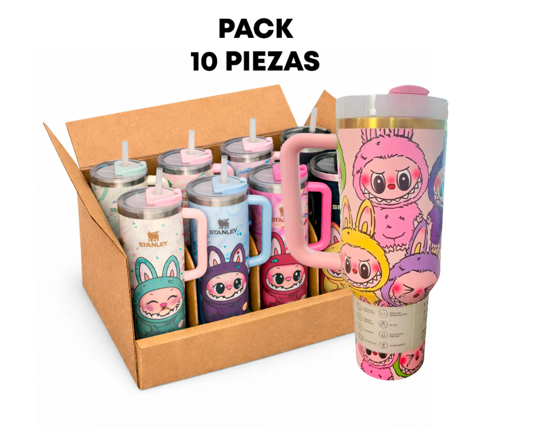 Stanley Labubu 40oz Pack 10 piezas (1.1)