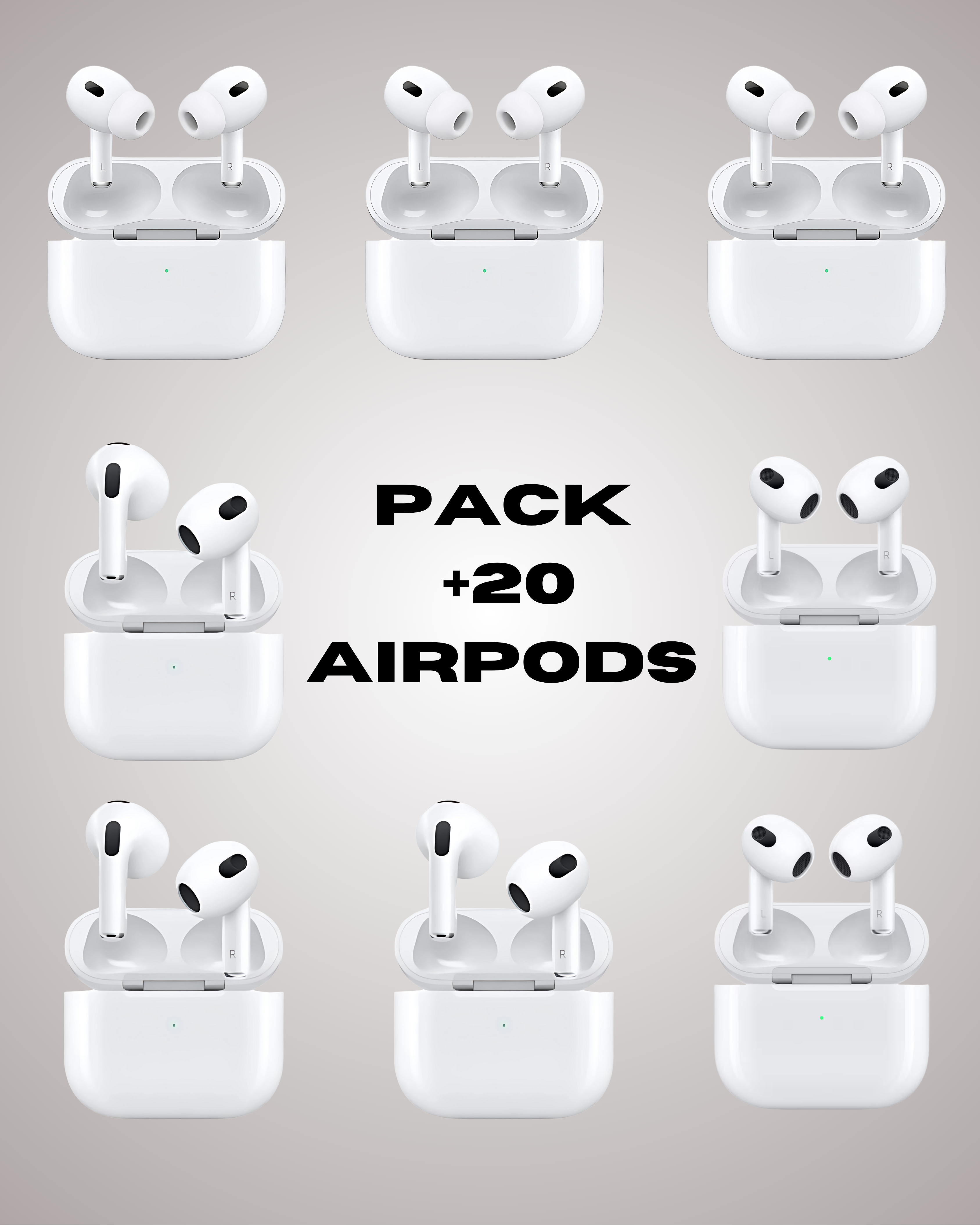 Pack 20 AirPods